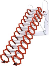 Attic Ladder Wall Hanging Folding Ladder Alloy Invisible Stairs Step Ladder Carbon Steel Load 880-11