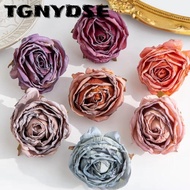 TGNYDSE 5PCS Bridal Bouquet, Retro Handmade Artificial Roses, Hot Simple Silk Flower DIY Crafts Fake