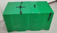 Folding Cage 3 Division Plastic Collapsible for Gamefowl
