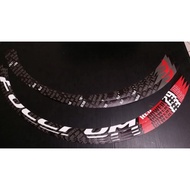 3M printed film Fulcrum Red power 29 HP wheelset sticker