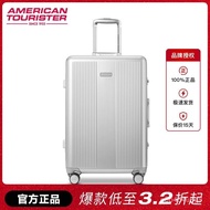 ST/🧃Samsonite American Travel Luggage20/24/28Aluminium Frame Luggage-Inch Universal Wheel Boarding Password Suitcase TJ4