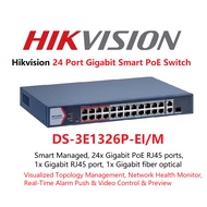 Hikvision DS-3E1326P-EI/M Hikvision 24 Port Fast Ethernet Smart PoE Switch - Hikvision POE Switch