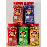 1kg Fruit Plus Chewy Candy Gula Gula Fruit Point Halal Gula Lembut 5 Flavours