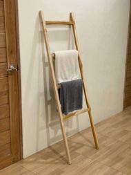 CPG ราวแขวนผ้าไม้สัก กว้าง50ซม.สูง160ซม. ที่ตากผ้ามินิมอล ราวตากผ้าไม้ ราวแขวนผ้าเช็ดตัว ที่ตากผ้าขั