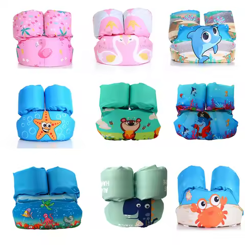 New Baby Swim Rings Puddle Jumper Baby Life Vest Child Life Jacket 2-6 Years Old Boy Girl Children V