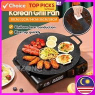 Non-Stick Korean BBQ Grill Pan – Smokeless, Outdoor Camping, Stove & Wok Cookware for Meat & Vegetab