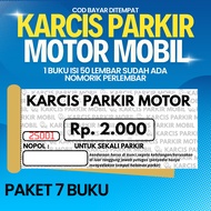 PACKAGE OF 7 BOOKS OF CAR, MOTORCYCLE, AND CAR PARKING TICKETS ALREADY HAS SAFETY NUMBER CHOOSE THE 