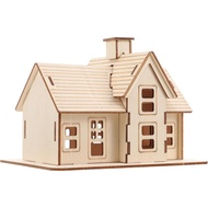 1 Set 3D Wooden Puzzle Mini DIY Model House Kit Toys for Ages 8-13 Mini Doll House Tiny House Educat