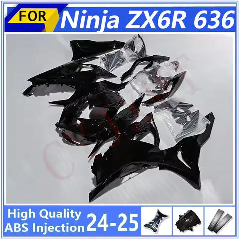 Motorcycles Fairings Kits for Kawasaki Ninja ZX-6R 636 2024 2025 ABS Injection Fairing Ninja636 ZX63