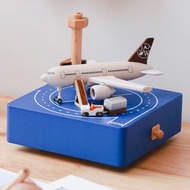 【飛機機坪】繞圈音樂盒 飛機 停機坪 | Wooderful life