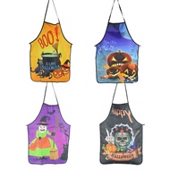Halloween Bar KTV Restaurant Waiter Apron Kitchen Unique Apron Santa Apron Beauty Apron