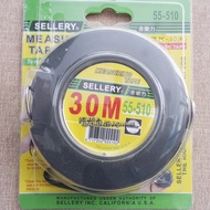 SELLERY Round Long Tape Measure 30M Anti-Twisting Carbon Tool Steel 55-510 Made In China 30M Cm Mete