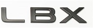 Grazio & Co. Lexus LBX Rear LBX Logo for AWD Cars, Matte Black