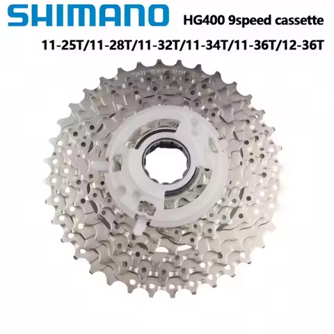 Shimano HG400 9s Cassette CS-HG400 11-25T 11-28T 11-32T 11-34T 11-36T 12-36T MTB 9 Speed Mountain Bi