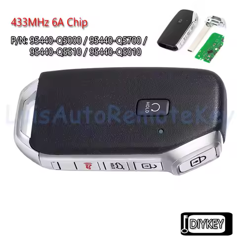 Smart Remote Car Key Fob 433MHz 6A Chip for KIA Seltos 2020 2021 2022 2023 P/N: 95440-Q5000 95440-Q5