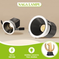 MATA CAHAYA 12W/ 18W Healthy Light COB LED Downlight - CRI Ra98+ & Anti-Glare RG0, Accurate & Comfor