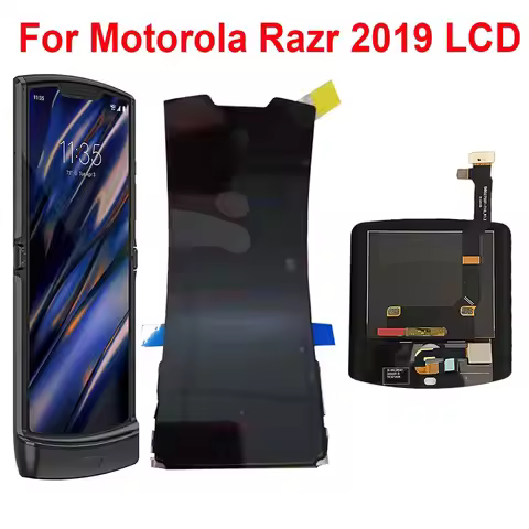 6.2"For Motorola Razr 2019 XT2000-1, XT2000-2 LCD Display Touch Digitizer Assembly 2.5"For Moto Razr
