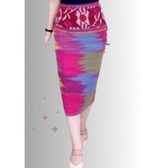 Span WOVEN SKIRT 7/8 SIDE SHAPE. Christmas SPAN MODEL WOMEN'S BOTTOM