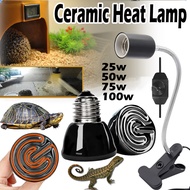 25W 50W 100W Pet Heating Light Bulb Infrared Ceramic Emitter Heat Lamp Bulb Reptile Growth Light