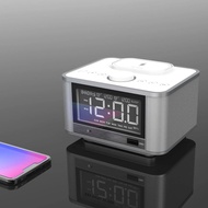 ใหม่ 10W ลําโพงไร้สายบลูทูธนาฬิกาปลุกใส่วิทยุเดสก์ท็อประบบเสียงโดยตรงจากผู้ผลิต