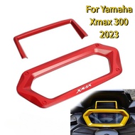 For Yamaha Xmax 300 2023 Instrument Frame Electric Door Lock Cover CNC Motorcycle Protective Shell Decorative Cover Accessories