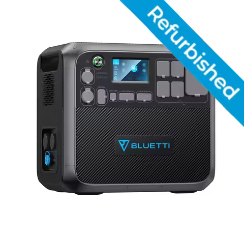 Bluetti Refurbished AC200MAX 2,200W 2,048Wh 40Ah Expandable Power Station Power Staition LiFePO4 Bat