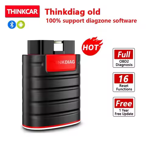 ‌Thinkcar Thinkdiag Boot Mode Scanner - OBD2 Tool for All Vehicles - Supports Diagzone & Golo Pro 4.