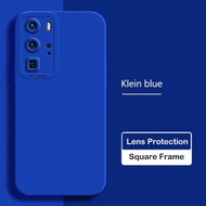 lens case samsung a6 a8 j7 j6 j4 plus 2018 softcase polos casing - biru j6