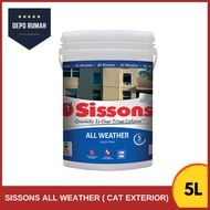 5L Sissons All Weather Acrylic Paint 5L (Exterior)
