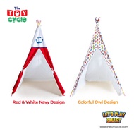 [ SG The Toy Cycle ] Teepee Kids Foldable Play Tent For Girls Boys Indoor Outdoor Kids Playhouse Tent