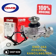 GMB WATER PUMP PERODUA KANCIL 660 850 Carburetor Engine type~ GWD-36A, Made in Thailand
