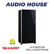 [BULKY] SHARP SJ-PG60P2-BK 600L 2 DOOR FRIDGE ***2 YEARS SHARP WARRANTY***