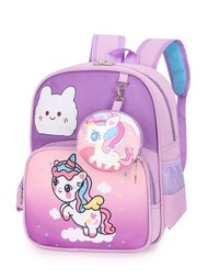 Mochila Infantil Con Dibujos Animados, Diseño Lindo De Unicornio Y Sirena Para Niñas Y Niños, Mochila Liviana De Jardín De Infantes