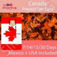Canada Prepaid SIM Card for Tourist Use (4G LTE Network - Vancouver, Toronto, Ottawa, etc.) by SIMCA