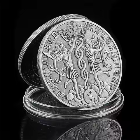 Western Astrology Gemini Constellation Zodiac Challenge Commemorative Token Coins
