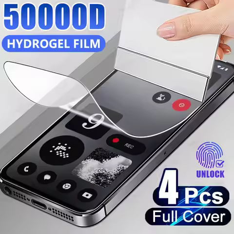 4PCS Hydrogel Film For Nothing Phone 3A Pro 3 2 1 2A Plus Screen Protector For Nothing CMF Phone 2 P