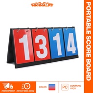 WANNALIFE Portable Non-Odor Scoreboard | Scoreboard Scoreboard Basketball Volleyball Badminton | Spo