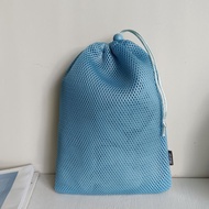 Mesh Breathable Buggy Bag Portable Travel Underwear Washing and Care Bag Drawstring Bag Handbag Elem