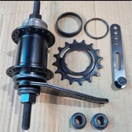Black 32H Power Fixie Bmx Torpedo Hub Fixie Accessories