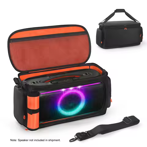 Carrying Case Shockproof Portable Speaker Carry Tote Bag with Shoulder Strap Compatible for JBL Part