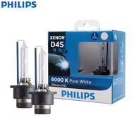 2pcs Pack Philips Philips Philips Ultinon HID D4S 42402WXX2 35W 6000K Cool White Light Xenon HID Car