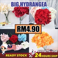 [1 stalk] Big Hydrangea 5 Heads for Wedding Decoration Gift Home | Bunga Hydrangea Pelamin Hiasan- b