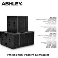 Speaker Sub Pasif 2x18" Ashley Zoom218 & Zoom 118 Speaker Original New Sepaket