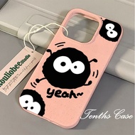 Compatible for IPhone 11 13 12 15 14 Pro Max X XR Xs Max 8 7 6 6s Plus SE 2020 New Popular Pink Cute Black Big Eyes Cartoon Couples Phone Case Soft Cover