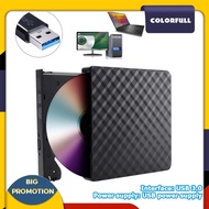 [Colorfull.sg] USB 3.0 External DVD Burner CD/DVD ROM CD RW Player Optical Drive Recorder