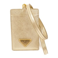 PRADA 牛皮皮革Saffiano Leather Badge Holde卡片套/證件套