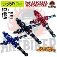 [AAK MOTOR GAS ABSORBER] Black/Blue/Red 280mm 330mm 340mm EX5 Dream KRISS RXZ Wave100 W110 W125 SRL 