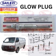 (MADE IN JAPAN) DREIK DIESEL GLOW PLUG TOYOTA HIACE LH112 2.4D LH172 3.0D LH174 3.0D