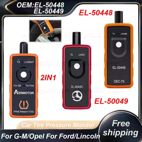 EL50448 TPMS New Car Tire Pressure Monitor EL-50448 For G-M/Opel Auto Sensor EL-50449 For Ford/Linco