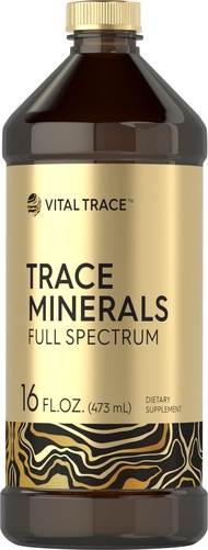 Carlyle Trace Mineral Drops | 16 fl oz | Full Spectrum Minerals Supplement | Vegetarian, Non-GMO and